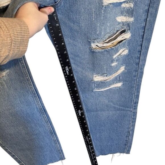 Free People- We The Free- Blossom Rigid Button Fly Skinny Jeans Cropped, Size 30 - Picture 10 of 15